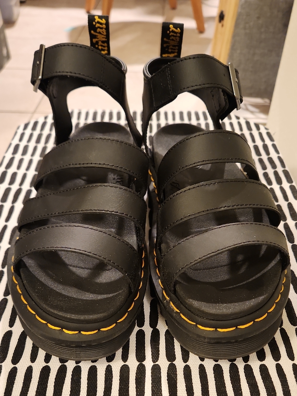 Dr. Martens Blaire Leather Sandals - Picture 2 of 4